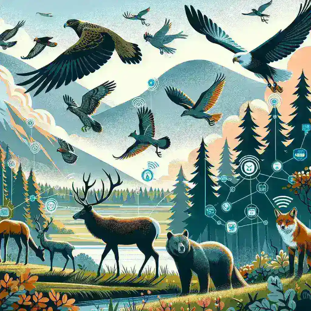 "Intelligent sensors developed by Spanish companies for wildlife monitoring – showcasing advanced technology in environmental conservation efforts."