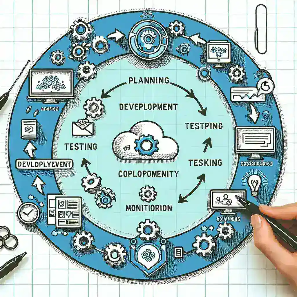"Infografía ilustrativa de soluciones para mejorar la visibilidad del ciclo de despliegue en entornos DevOps, destacando herramientas y estrategias clave para optimizar procesos."
