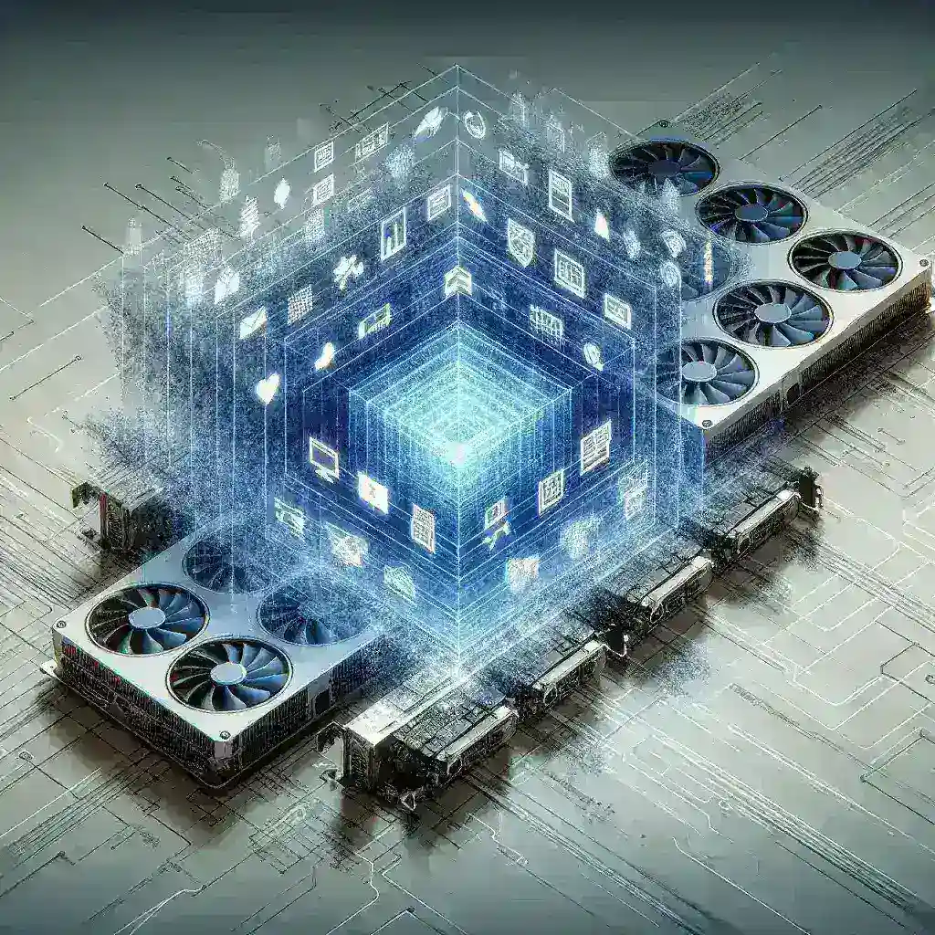 "Imagen ilustrativa que muestra un gráfico explicativo sobre la virtualización de GPU, destacando su impacto en la eficiencia del uso de recursos en entornos de computación moderna."