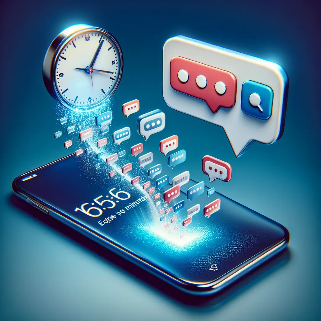 "Usuario de WhatsApp editando un mensaje en su teléfono móvil, ilustrando la nueva función que permite modificar mensajes hasta 15 minutos después de enviarlos, destacando la reciente actualización que transforma la experiencia de conversación en la app."